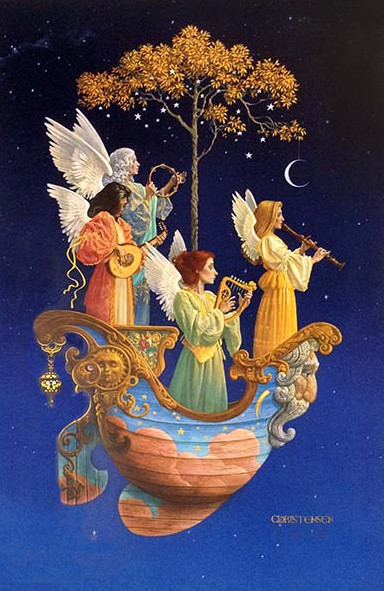 James Christensen - Evening Angels - Limited Edition Lithograph