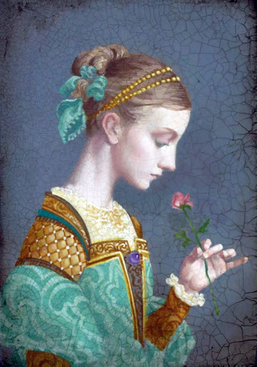 James Christensen - First Rose - Limited Edition Giclee on Canvas