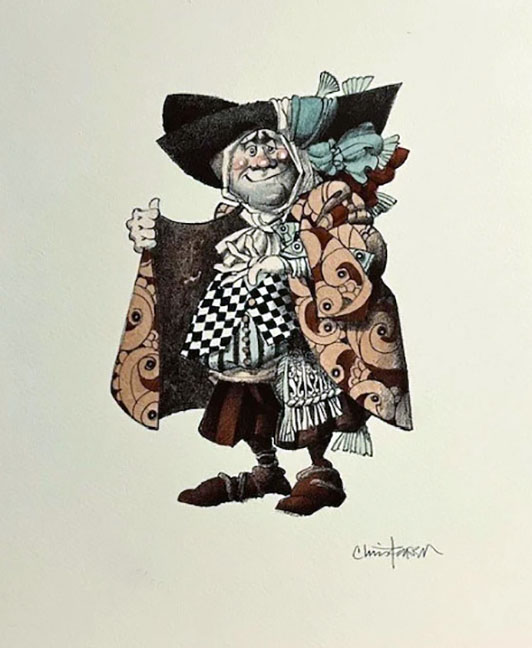James Christensen - Fish Smuggler - Limited Edition Lithograph