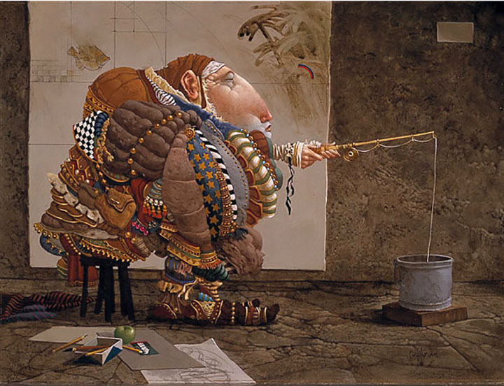 James Christensen - Fishing - Limited Edition Lithograph
