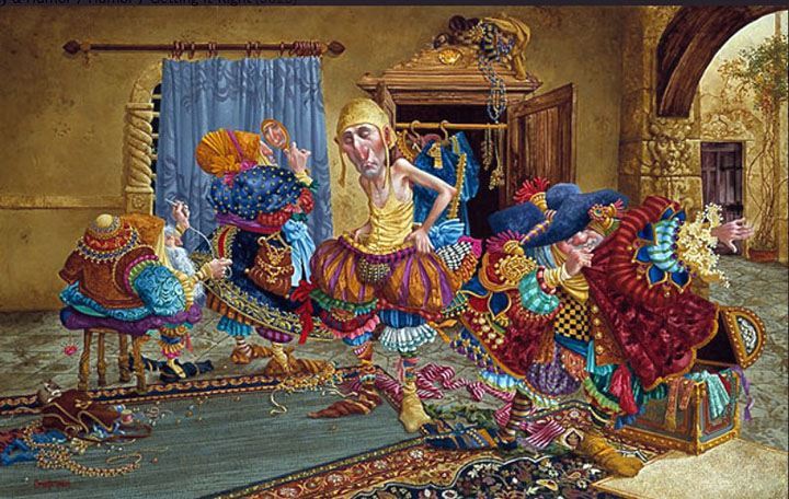 James Christensen - Getting It Right - Limited Edition Lithograph