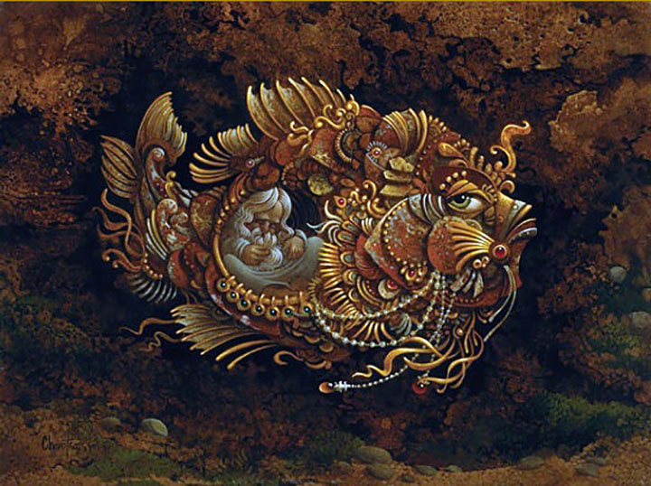 James Christensen - Jonah - Limited Edition Lithograph