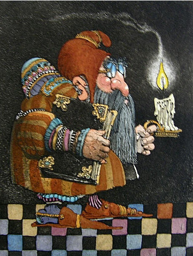James Christensen - Midnight Scholar - Limited Edition Etching