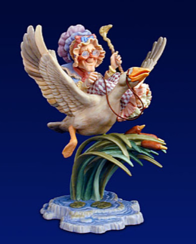 James Christensen - Mother Goose - Limited Edition Porcelain