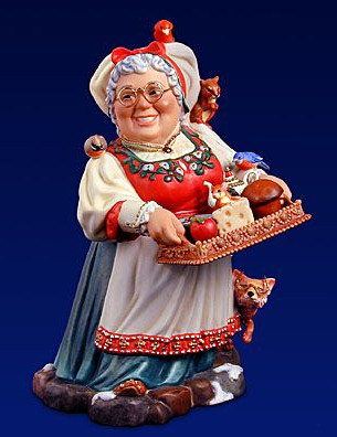 James Christensen - Mrs. Claus - Limited Edition Porcelain