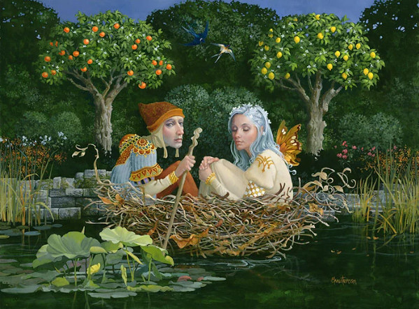James Christensen - Nest Ap - Limited Edition Giclee on Canvas