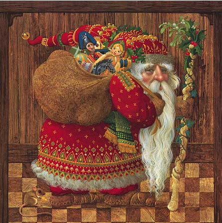 James Christensen - Olde World Santa - Limited Edition Lithograph