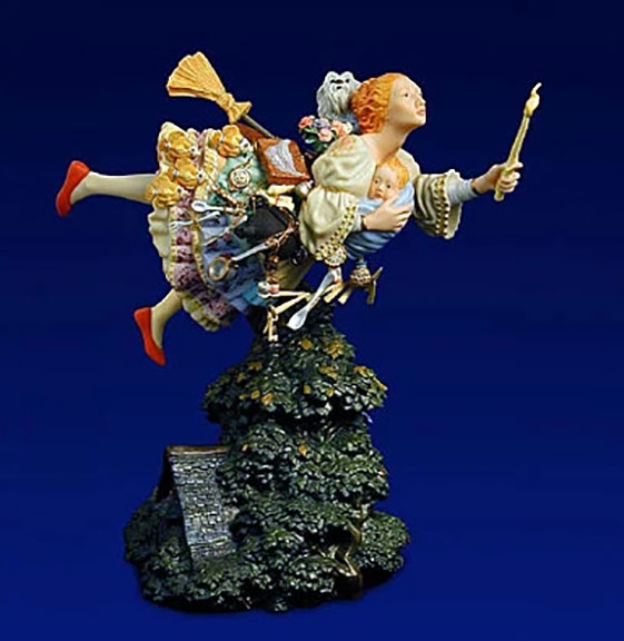 James Christensen - The Responsible Woman - Limited Edition Porcelain