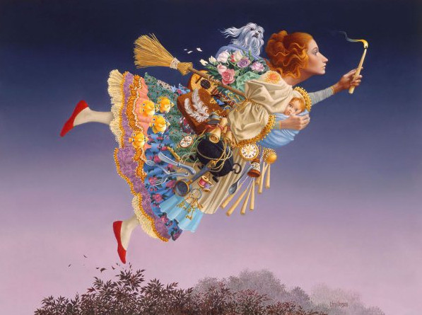 James Christensen - The Responsible Woman - Limited Edition Lithograph