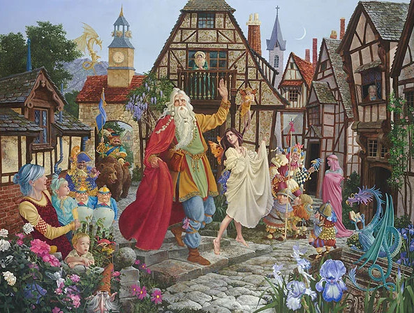 James Christensen - Return of the Fablemaker - Limited Edition Giclee on Canvas