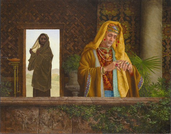 James Christensen - Rich Young Ruler - Limited Edition Giclee on Canvas