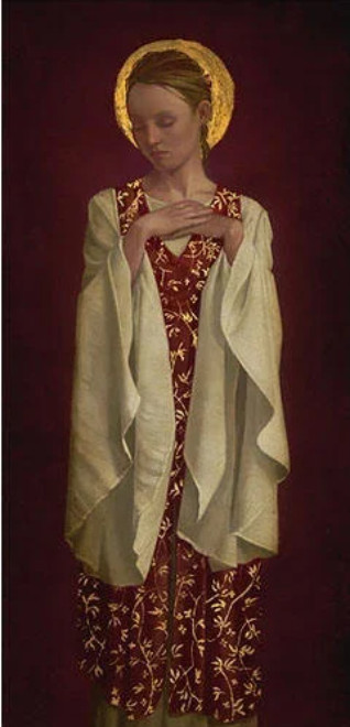 James Christensen - Saint with White Sleeves - Limited Edition Lithograph