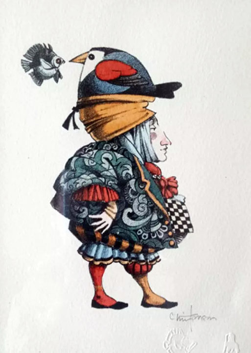 James Christensen - Small Talk - Limited Edition Lithograph