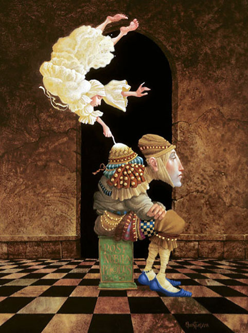 James Christensen - Sometimes the Spirit Touches Us Through Our Weakness - Limited Edition Fine Art on Canvas