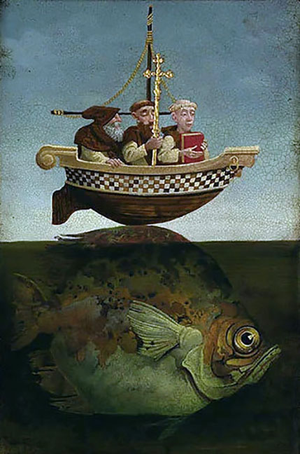 James Christensen - St. Brendan the Navigator - Limited Edition Lithograph
