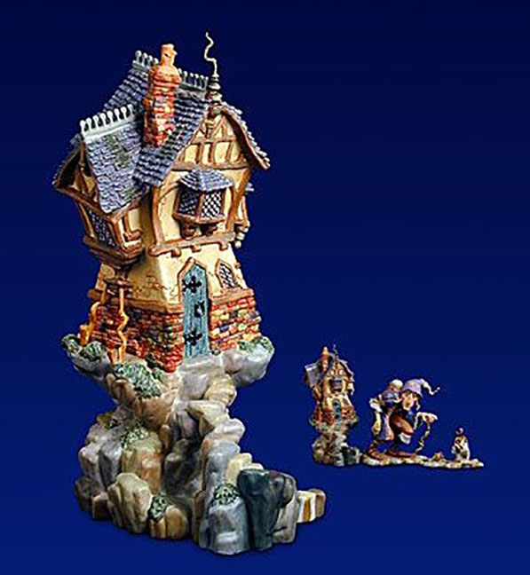 James Christensen - The Crooked House - Limited Edition Porcelain