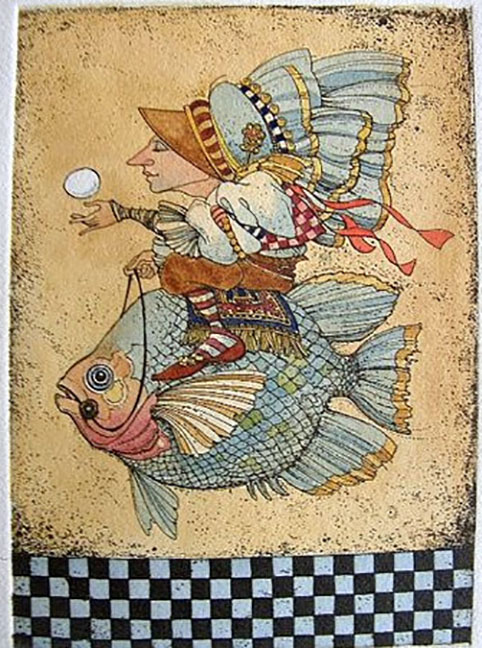 James Christensen - The Gift - Limited Edition Etching