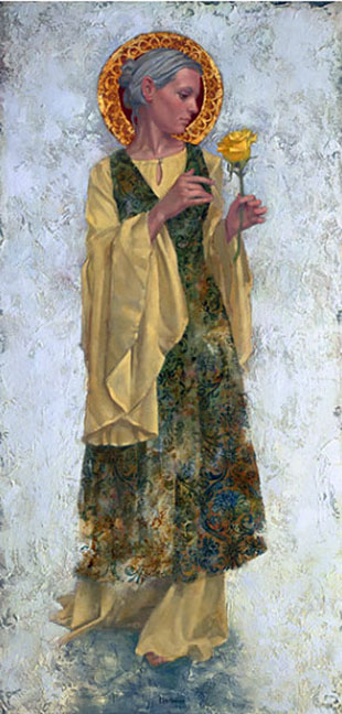 James Christensen - Yellow Rose - Limited Edition Giclee on Canvas
