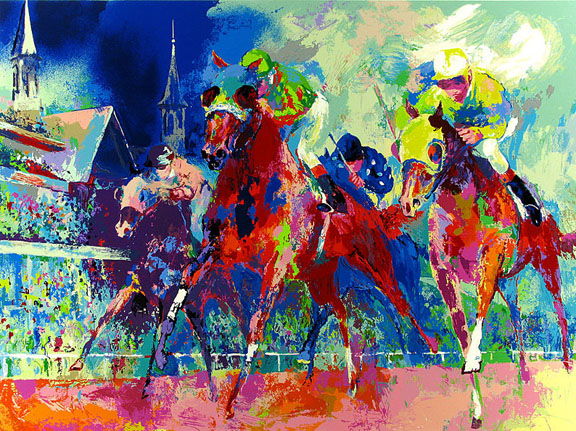 Leroy Neiman - Churchill Downs - Limited Edition Serigraph