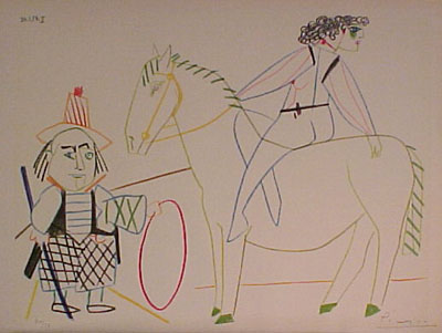 Pablo Picasso - Circus Rider II - Limited Edition Lithograph