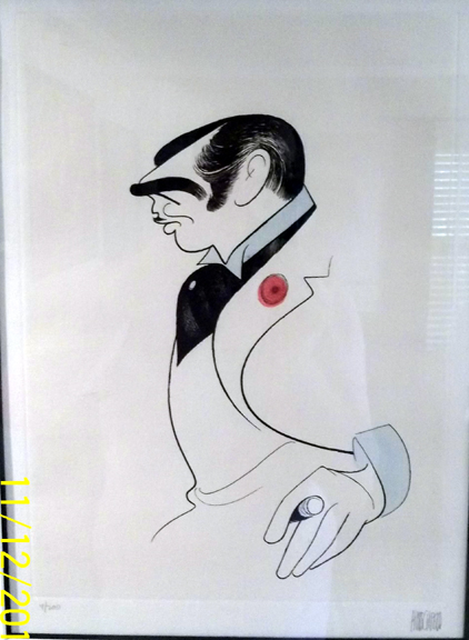 Al Hirschfeld - Clark Gable - Limited Edition Lithograph