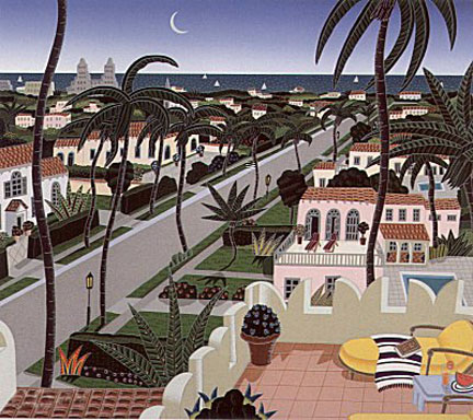 Thomas McKnight - Clark Avenue - Limited Edition Serigraph