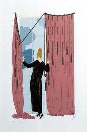  Erte - Cloudy Morning - Limited Edition Serigraph