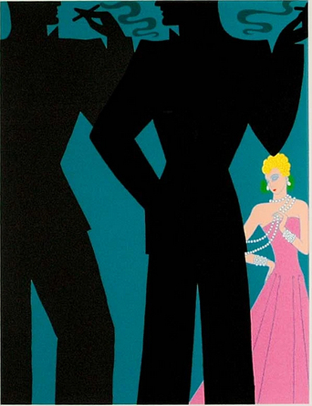  Erte - Cocktail Party - Limited Edition Serigraph