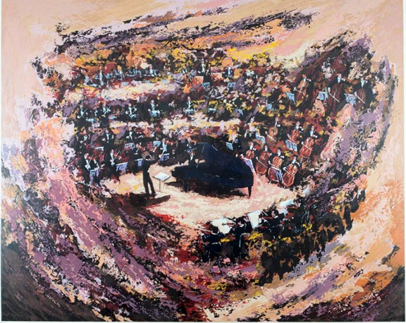 Mark King - Concerto II - Limited Edition Serigraph