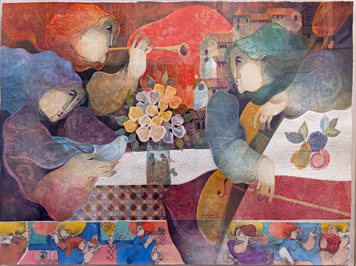 Sunol Alvar - Concierto de Mediodía - Limited Edition Lithograph