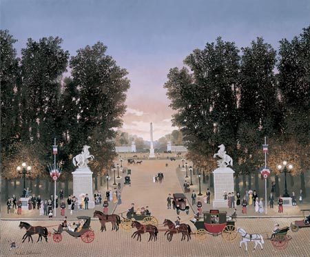 Michel Delacroix - Concours d'Attelage - Limited Edition Serigraph on Canvas