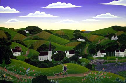 Thomas McKnight - Connecticut Valley - Limited Edition Serigraph