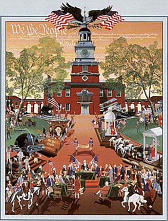 Melanie Taylor Kent - Constitution 200 - Limited Edition Serigraph  