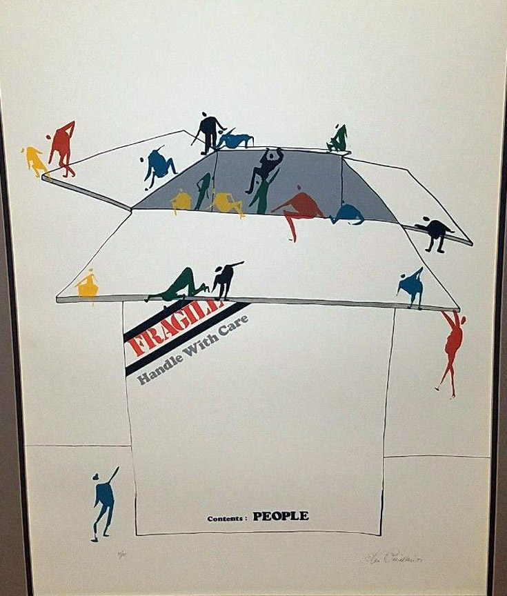 Leo Posillico - Contents People - Limited Edition Serigraph