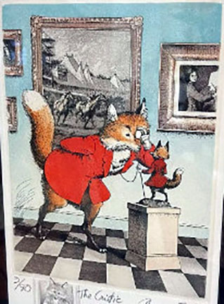 Jenness Cortez - The Critic - Limited Edition Etching