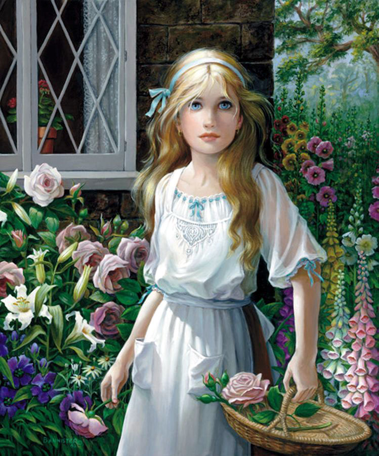 Pati Bannister - Cottage Garden - Limited Edition Lithograph