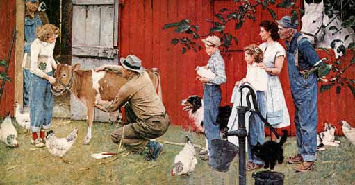Norman Rockwell - County Agricultural Agent - Limited Edition Collotype