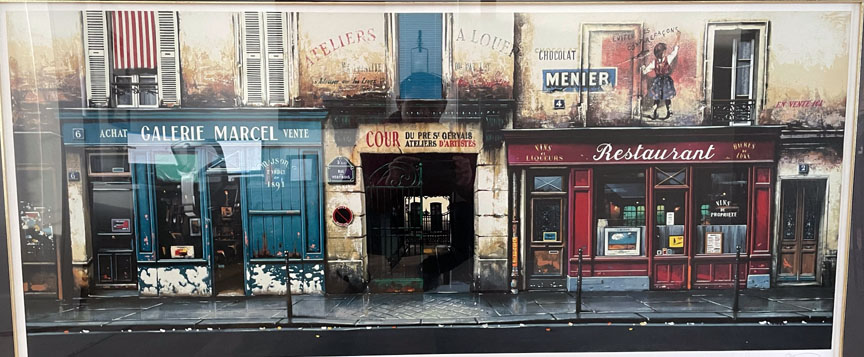 Thomas Pradzynski - Cour De Pre St Gervais - Limited Edition Serigraph