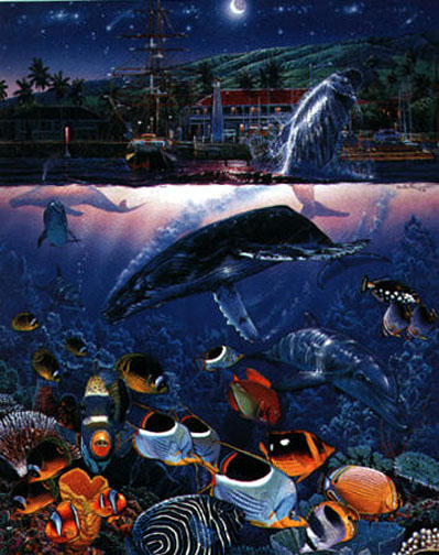 Christian Lassen - Crystal Waters of Maui - Limited Edition Lithograph