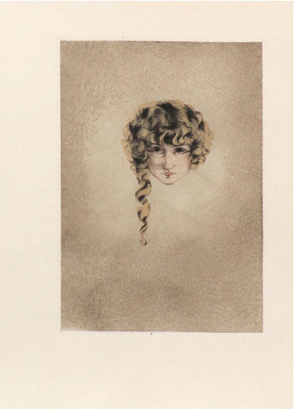 Louis Icart - Curly Locks - Limited Edition Etching