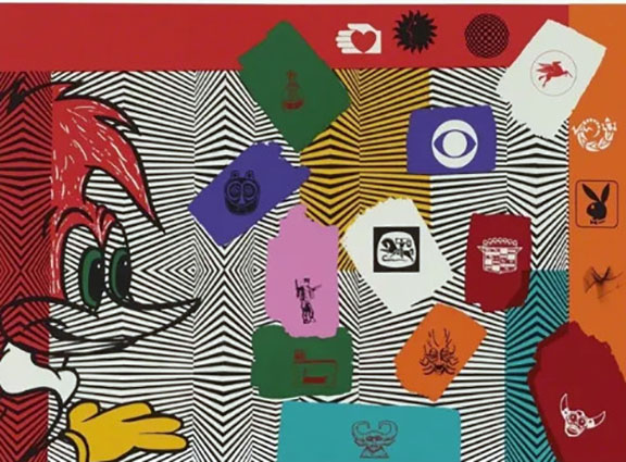 Ronnie Cutrone - Birds Eye View - Limited Edition Serigraph