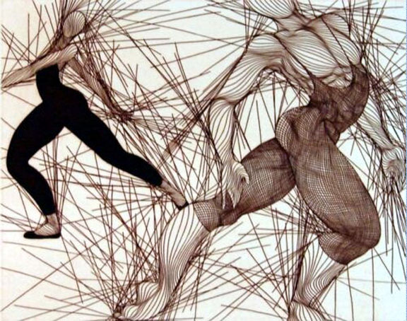 Guillaume Azoulay - Dance in the Making - Limited Edition Etching