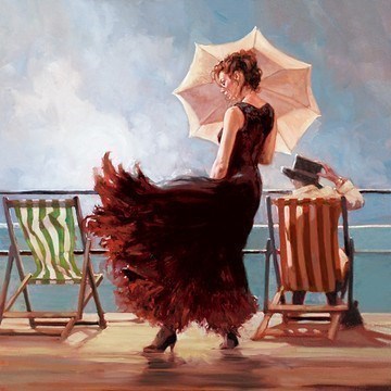 Mark Spain - Dancing On The Deck - Limited Edition on Canvas