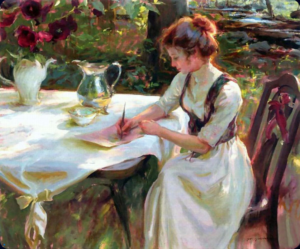 Daniel Gerhartz - Writing Home - Limited Edition Giclee