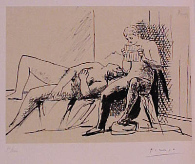 Pablo Picasso - Danseuse Aux Repos - Limited Edition Lithograph