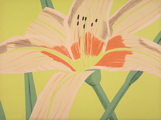 Alex Katz - Day Lily Ii (Yellow) - Limited Edition Lithograph