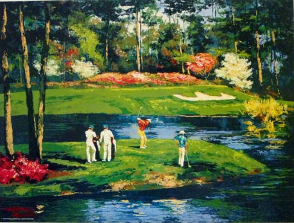 Mark King - Desoto Springs Pond - Limited Edition Serigraph