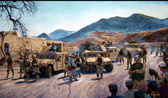 James Dietz - On Patrol - Limited Edition Lithograph