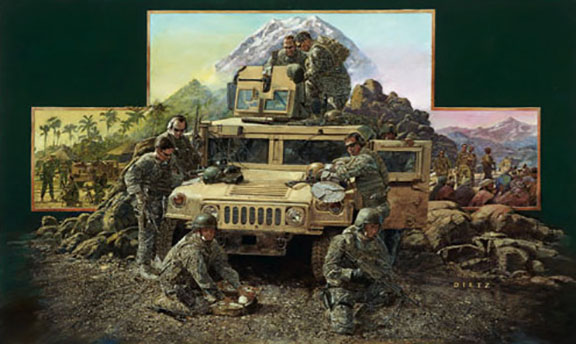 James Dietz - When America Called - Limited Edition Lithograph