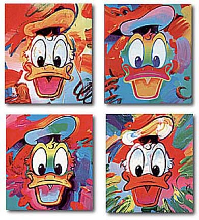 Peter Max - Disney Donald Duck Suite - Limited Edition Lithograph